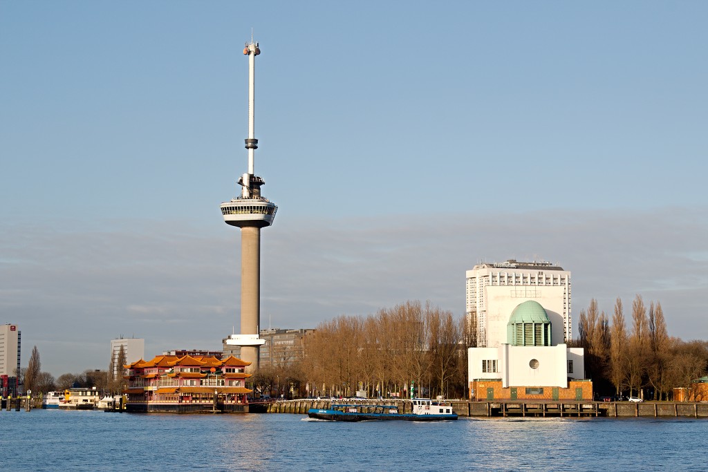 rotterdam haven havenstad hdr scheepvaart skyline euromast kop van zuid erasmusbrug erasmus mc europoort botlek maasvlakte